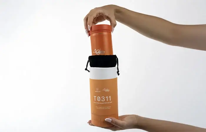copo térmico t0311 na maratona de poa