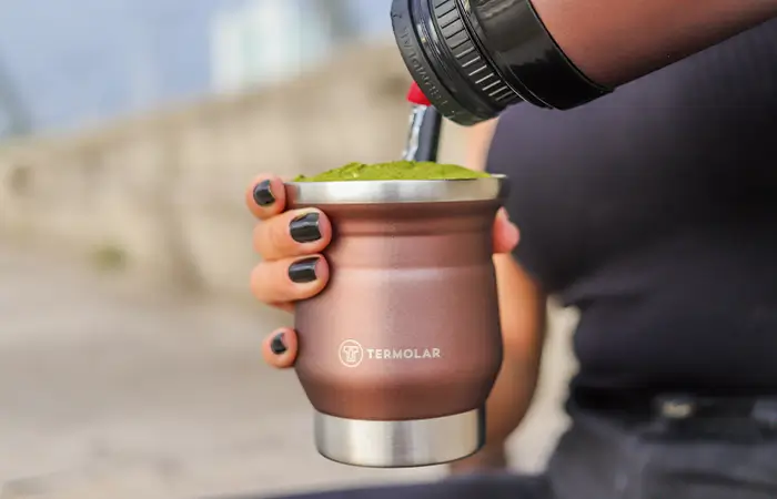 cuia de inox ou porongo