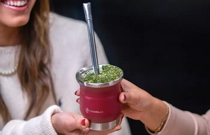 cuia de inox ou porongo